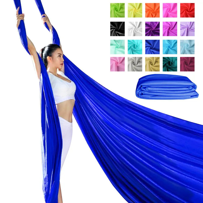 6 Meters Yoga Aerial Silks Fabric for Yoga Hammock Acrobatic Fly Yoga swing Silk Dance Antigravity Hammock