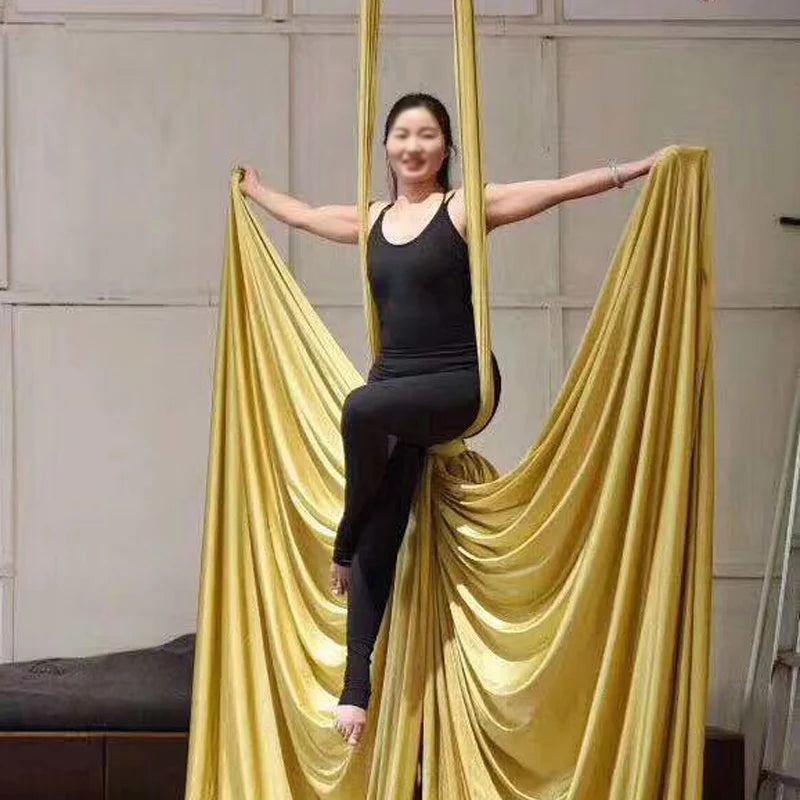 6 Meters Yoga Aerial Silks Fabric for Yoga Hammock Acrobatic Fly Yoga swing Silk Dance Antigravity Hammock