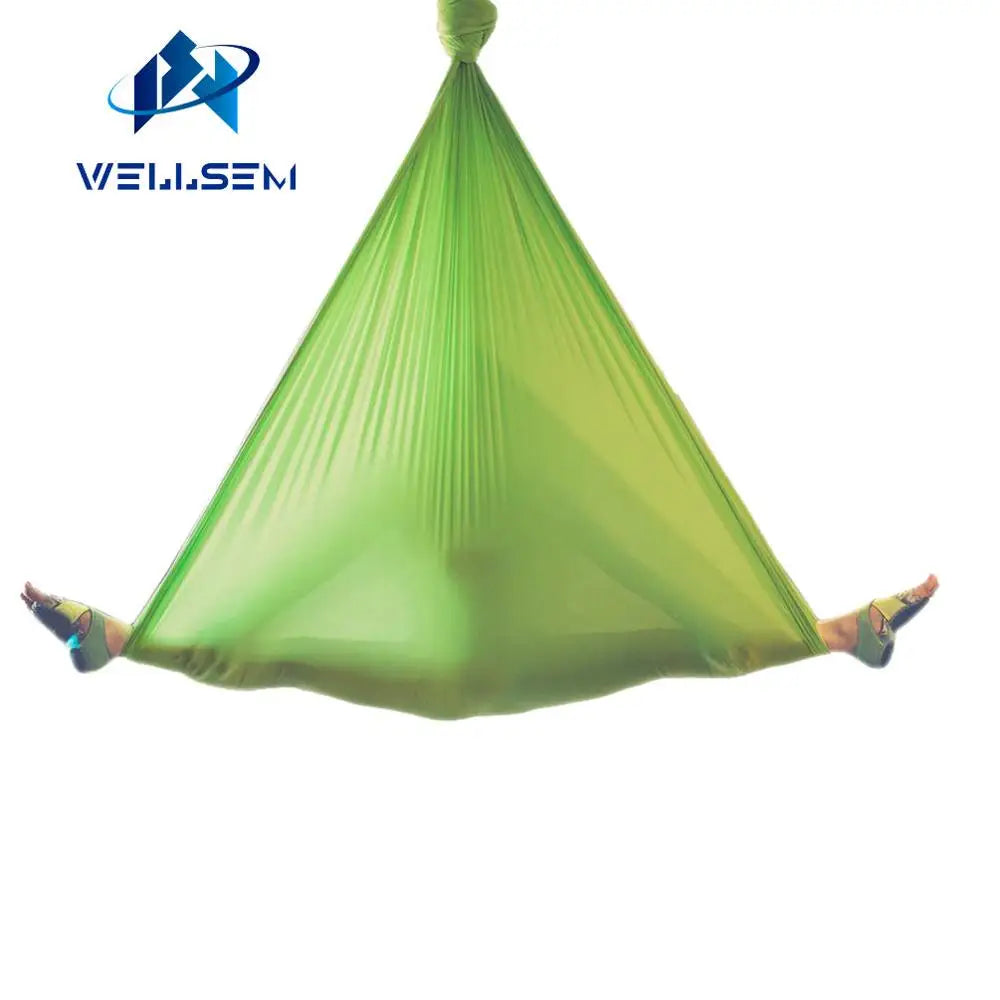5 meter  top quality Flying Yoga  Anti-Gravity yoga hammock Swing fabric Aerial Traction Device for yoga for yoga stadium