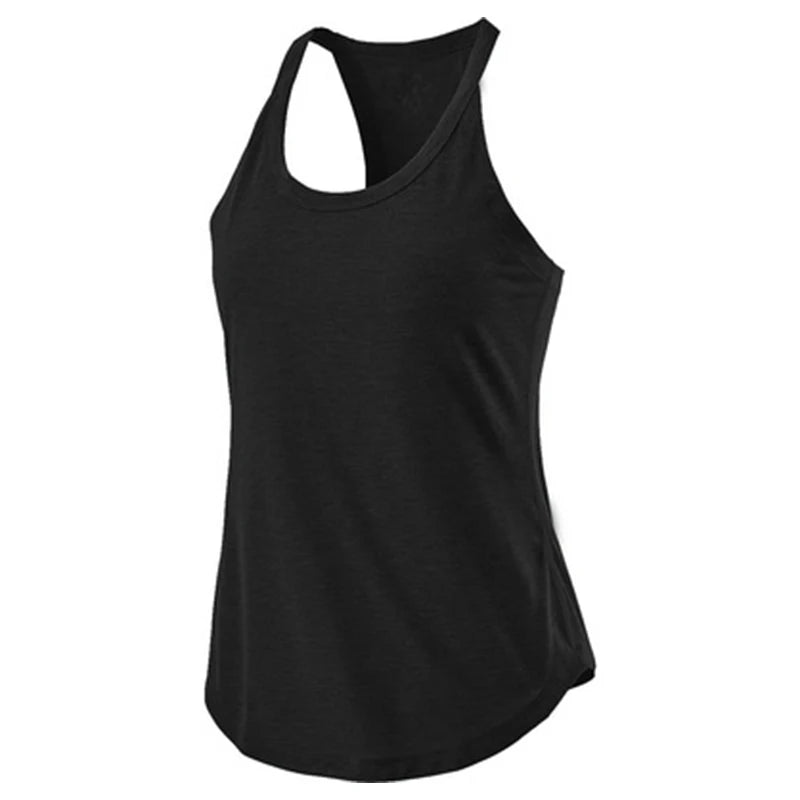 Women's Yoga Workout Sleeveless Tank Top Sexy Cross Hollow Racerback Sport Vest Soft Breathable Pullover