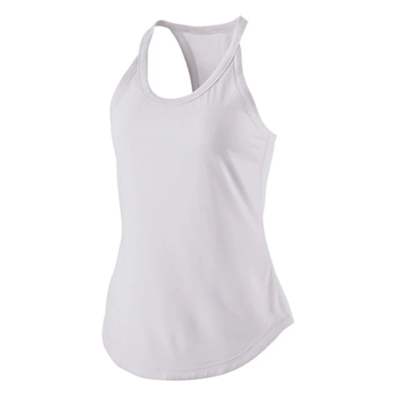 Women's Yoga Workout Sleeveless Tank Top Sexy Cross Hollow Racerback Sport Vest Soft Breathable Pullover