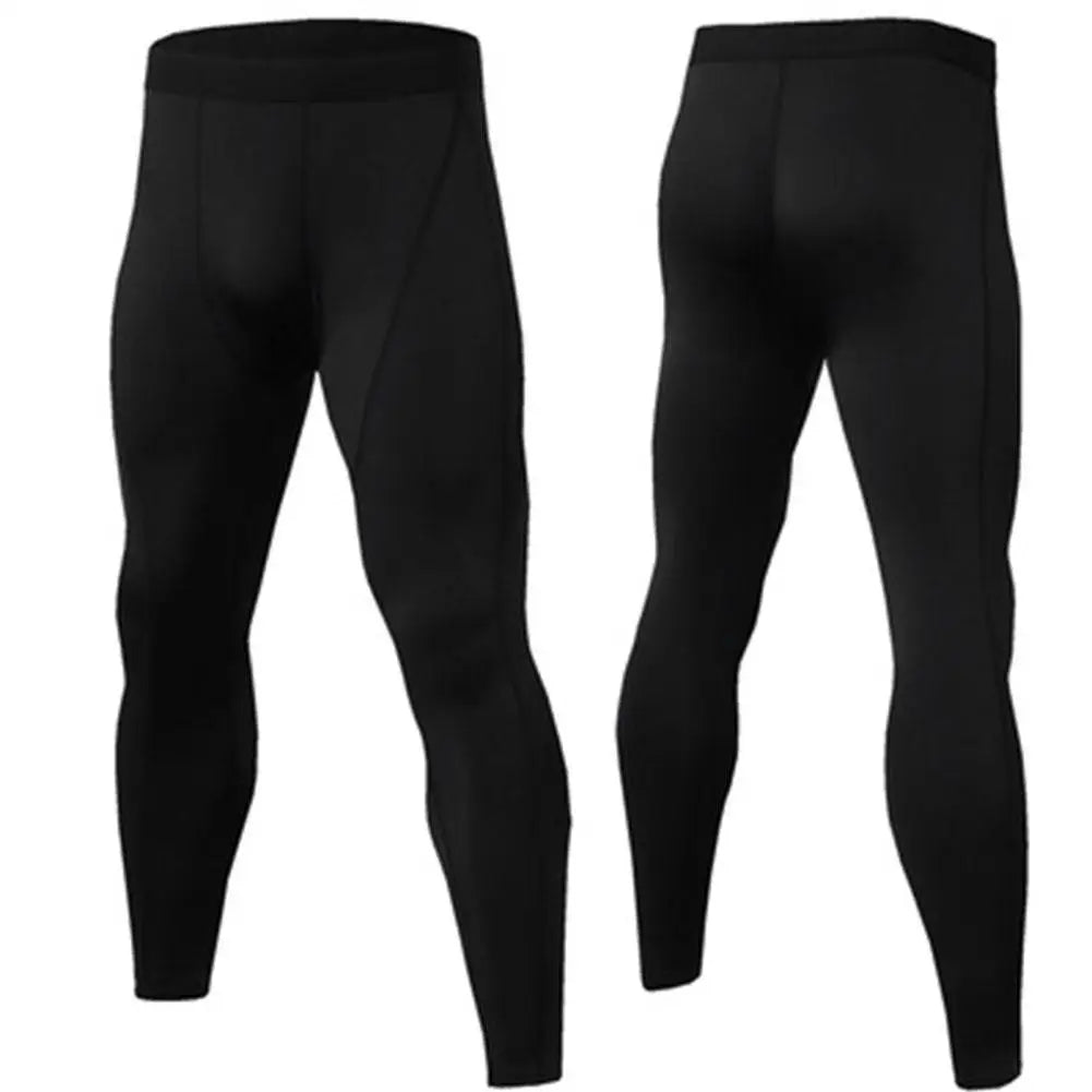 1Pcs Leggings Men Gym Running Tights Men Compression Pants Fitness Jogging Long Trousers Yoga Training Bottoms