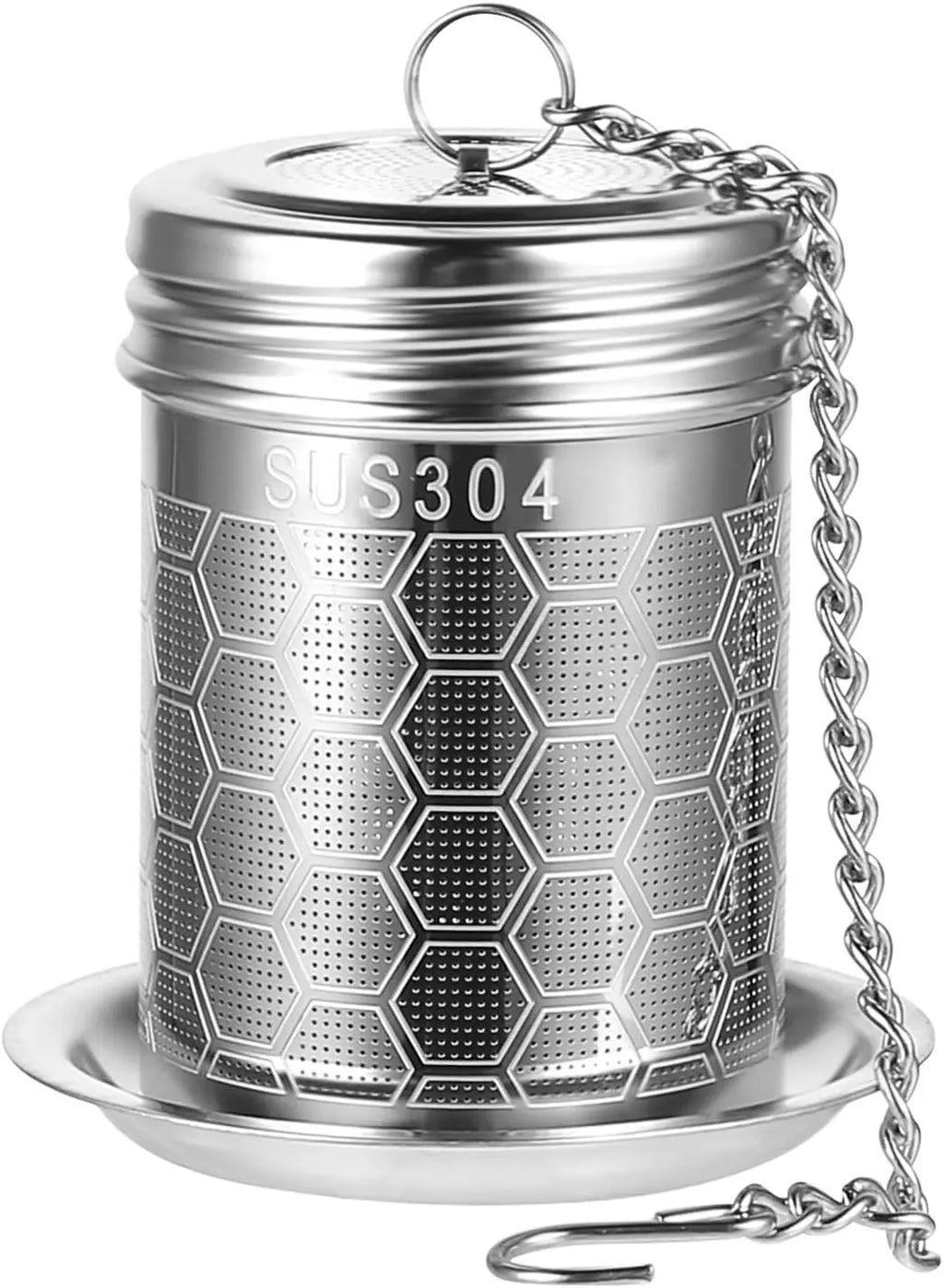 304 Stainless Steel Tea Strainers Set: Extra Fine Mesh Tea Infuser for Loose Leaf Tea Strainers