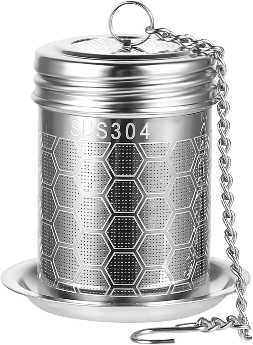304 Stainless Steel Tea Strainers Set: Extra Fine Mesh Tea Infuser for Loose Leaf Tea Strainers