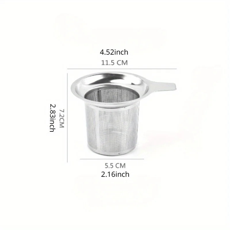 1pc Stainless Steel Tea Strainer, Tea Drain, Tea Partition.