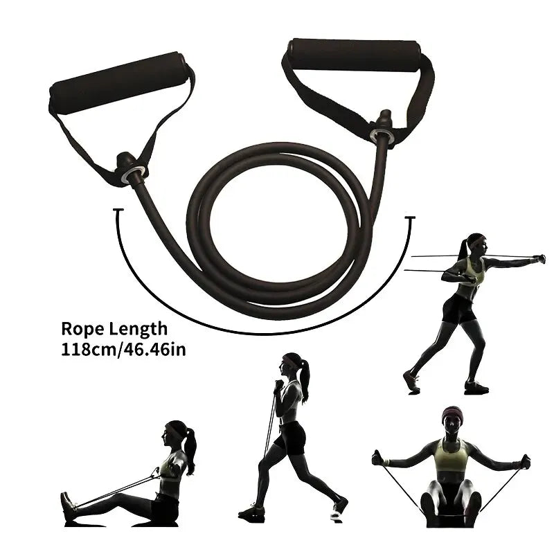 Vital Journey
Resistance Band Set with Handles
Build Strength Anytime, Anywhere

Take your workouts wherever you go with this versatile Resistance Band Set with Handles. Designed for home workouts, travel, or the gym, these d
