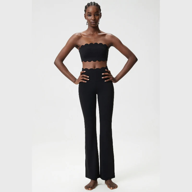 2 Piece Woman Plus Size Yoga Vacation Outfit For Women Stretchy Fitness Sports Clothing Two-piece Set Running Casual Wear