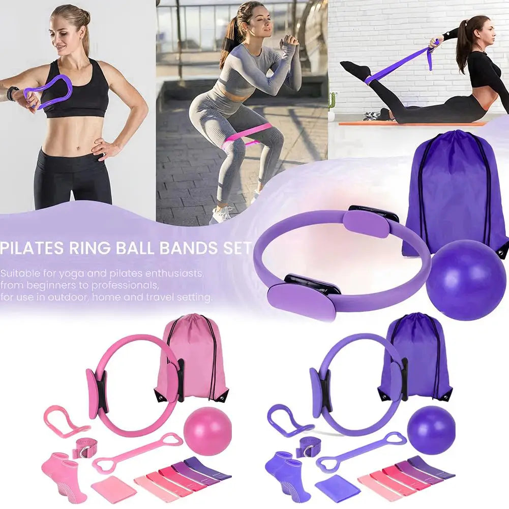 Vital Journey
13-Piece Pilates Home Gym Set – Your Complete Portable Fitness Studio

Transform any space into your personal gym. This versatile Pilates kit provides everything you need for full-body strength training, stret