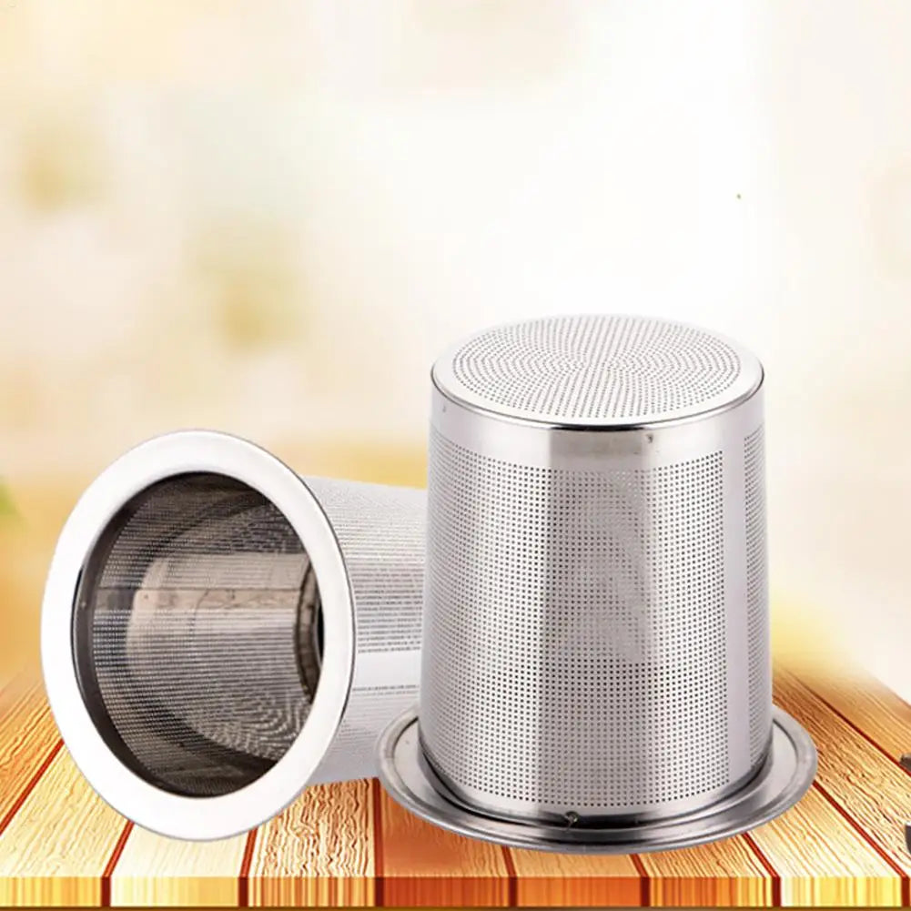 Tea Steeper 304 Stainless Steel Tea Cup Strainer Large Capacity Teapot Infuser Filter For Tea Leafs And Spices Straining/ Glass pitcher NOT included