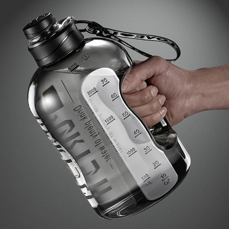 Vital Journey
2.7L / 1.7L Motivational Water Bottle with Straw
Stay hydrated throughout your day with our 2.7L / 1.7L Motivational Water Bottle with Straw. Featuring a leak-resistant lid, and a reusable straw, this bottle hel
