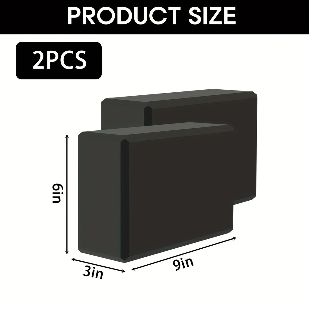 Set of 2 Yoga Blocks - Made from High-Density Foam, Lightweight, Supportive, And Odor-Free - Essential Yoga Gear