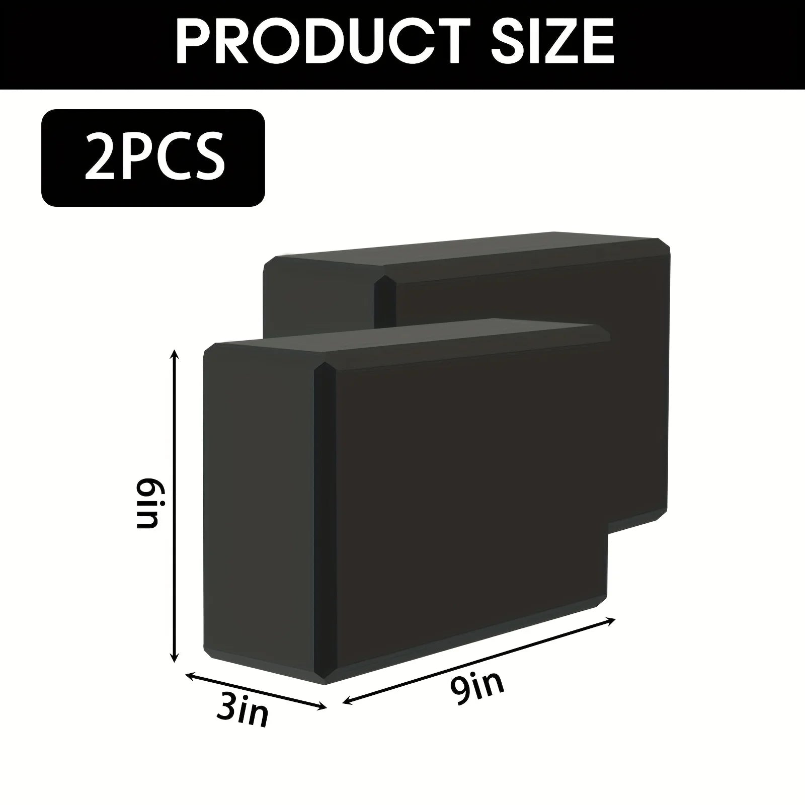 Set of 2 Yoga Blocks - Made from High-Density Foam, Lightweight, Supportive, And Odor-Free - Essential Yoga Gear