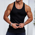 2026 Summer Men Bat Vest Plus Size Stripe Gym Tank Top Men Fitness Male Exercise Sports Vest Undershirt Bodybuilding Clothing