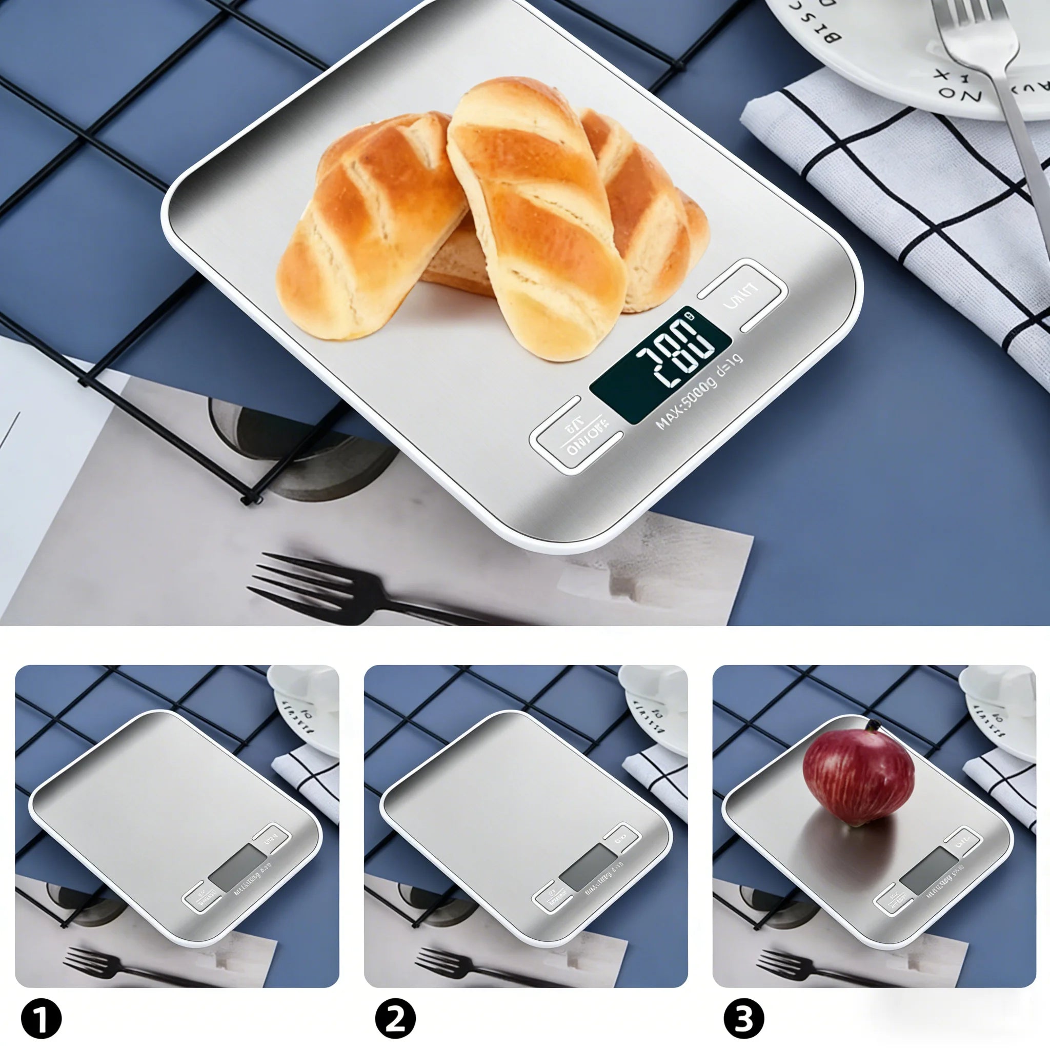 Vital Journey
Digital Kitchen Scale – Stainless Steel Food Scale with LED Display
Precision for Every Meal

Take the guesswork out of cooking and meal prep with this sleek digital kitchen scale. Designed for accuracy and co