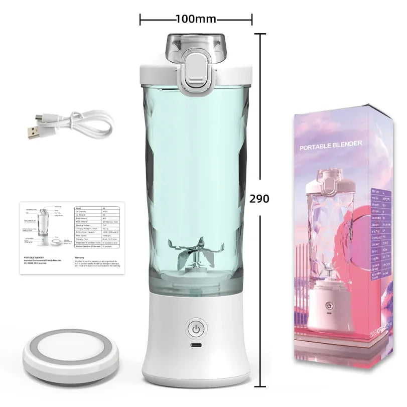 Vital Journey™ Portable Rechargeable Smoothie Blender (600ml)

Description:

Fresh Smoothies Wherever Life Takes You

The Vital Journey™ Portable Blender makes it easy to blend smoothies and drinks at home, work, the gym,