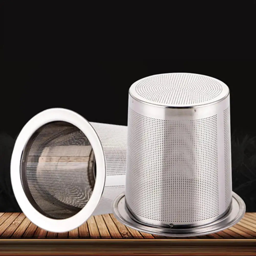 Tea Steeper 304 Stainless Steel Tea Cup Strainer Large Capacity Teapot Infuser Filter For Tea Leafs And Spices Straining/ Glass pitcher NOT included