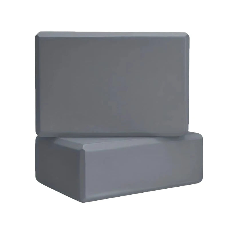Set of 2 Yoga Blocks - Made from High-Density Foam, Lightweight, Supportive, And Odor-Free - Essential Yoga Gear