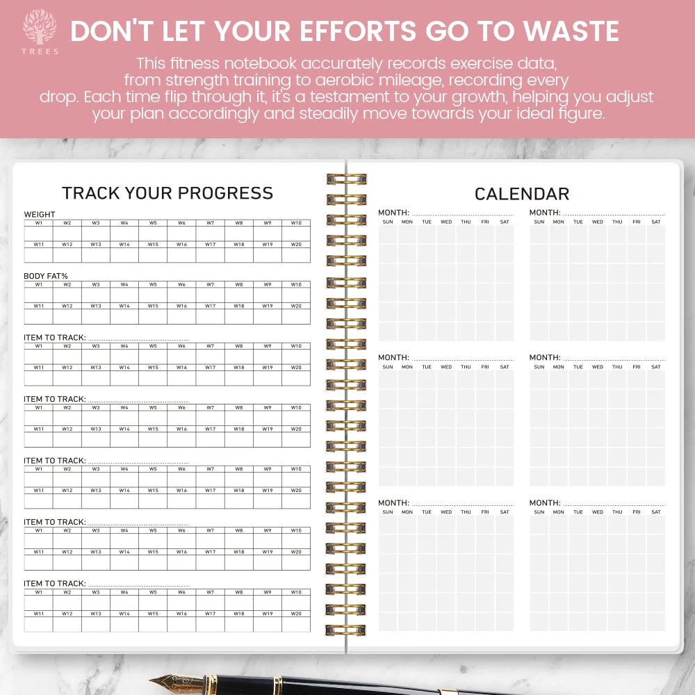 Vital Journey Fitness Planner.  
Features:
✓ Time marker reminders
✓ Leak-resistant design
✓ Easy carry handle
✓ Lightweight and reusable
✓ Perfect for home, work, gym, and travel

Make hydration part of your everyd