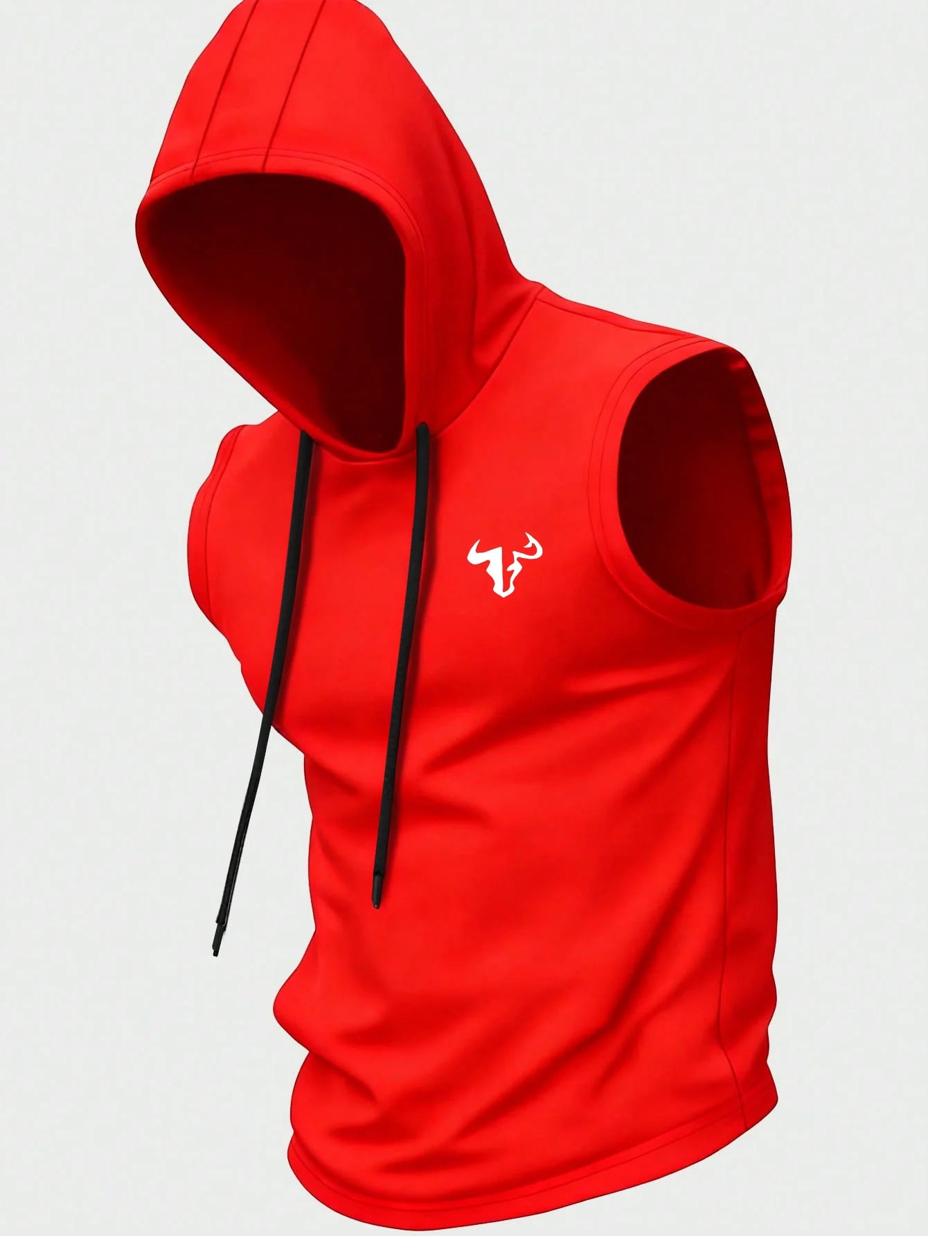 Men's Quick Dry Hooded Sleeveless Tank Top Breathable Gym Fitness Running Casual Sports Vest T-shirt Multi-Color Optional