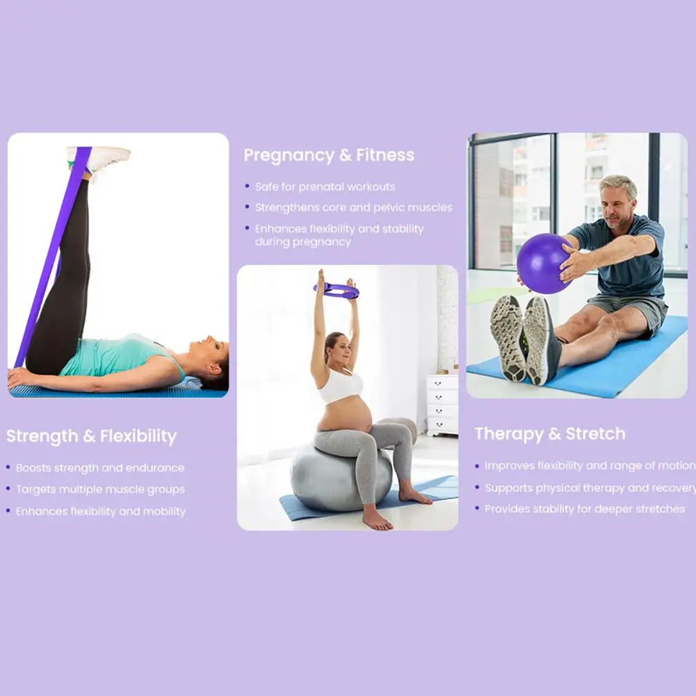 Vital Journey
13-Piece Pilates Home Gym Set – Your Complete Portable Fitness Studio

Transform any space into your personal gym. This versatile Pilates kit provides everything you need for full-body strength training, stret