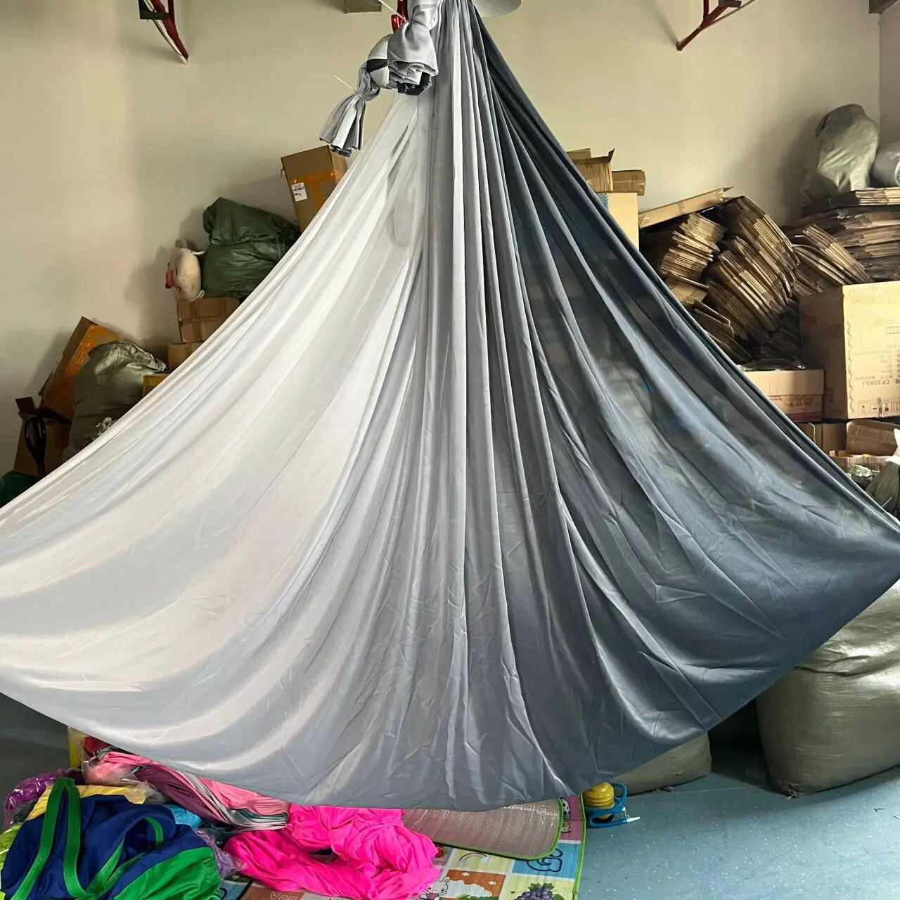 Multicolour Yoga hammock Flying Swing 5m fabrics Yoga Belts For the yoga Exercise Air Swing Bed Trapeze Yoga studio