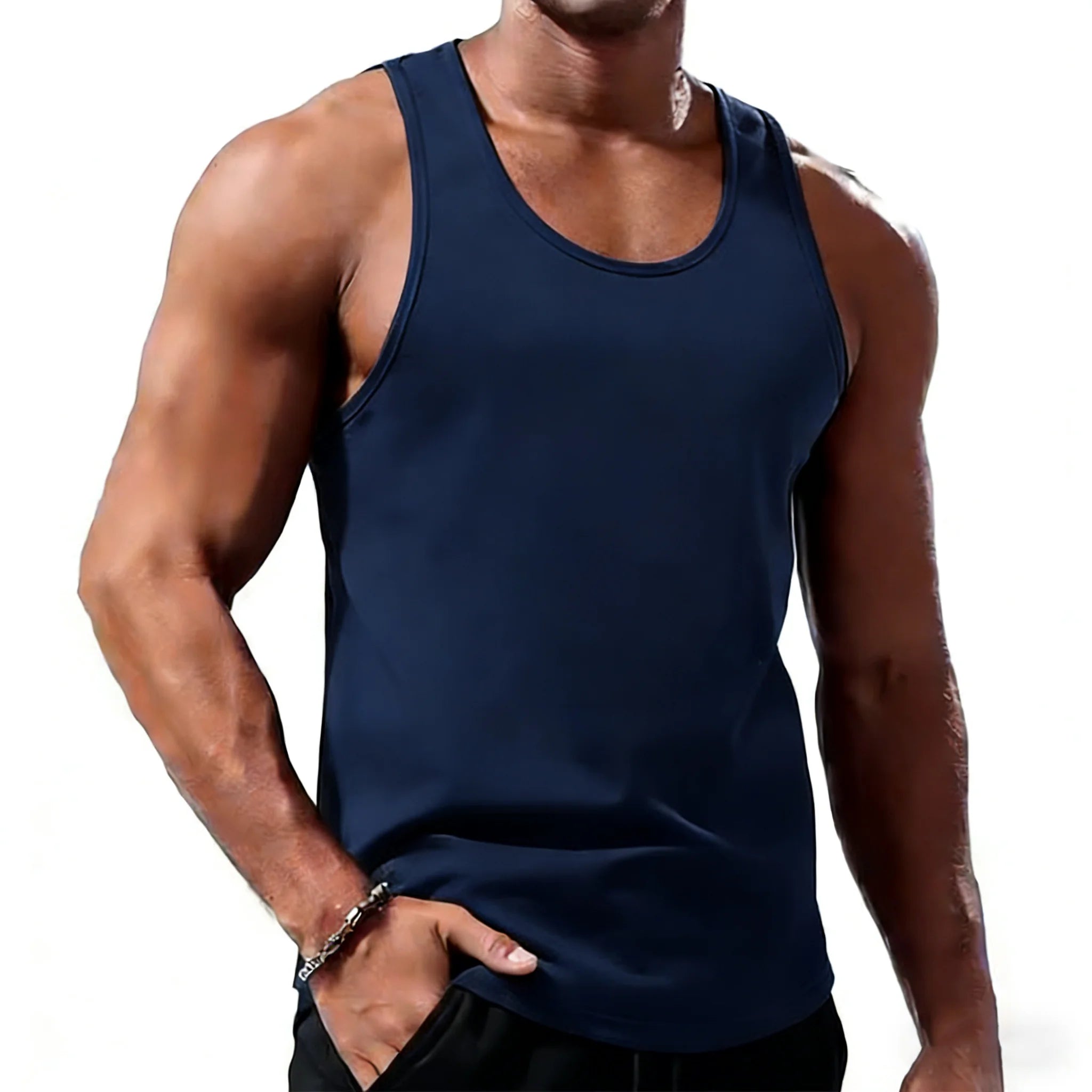 2026 Men's Gyms Vest High Quality Mesh Sleeveless Shirts Men Summer Tank Tops Basketball Tanktop Casual Fitness Sports Vest men
