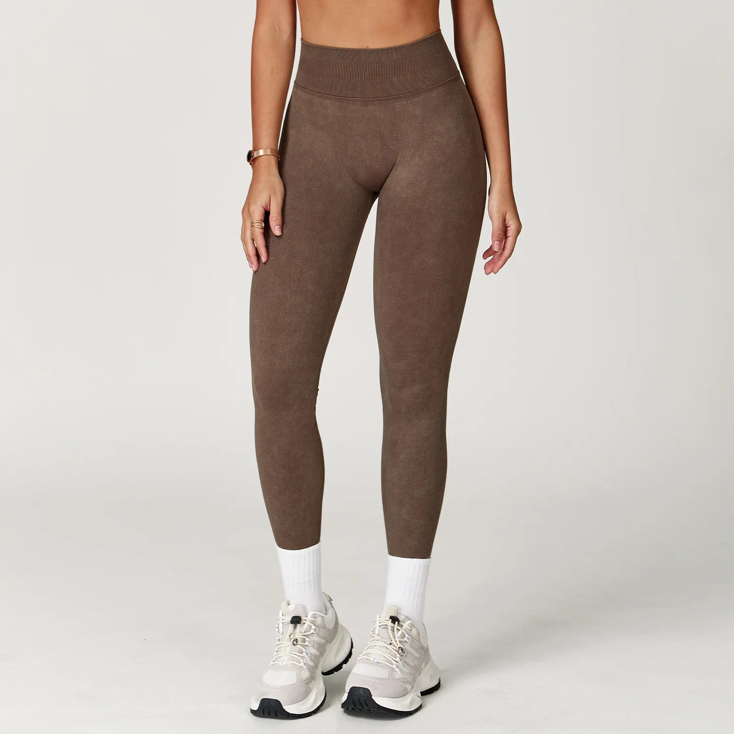 Yoga Pants, Impact Leggings for Women, Seamless Sports Yoga Pants, High-Waisted Ribbed Gym Wear, Fitness Training Clothes
