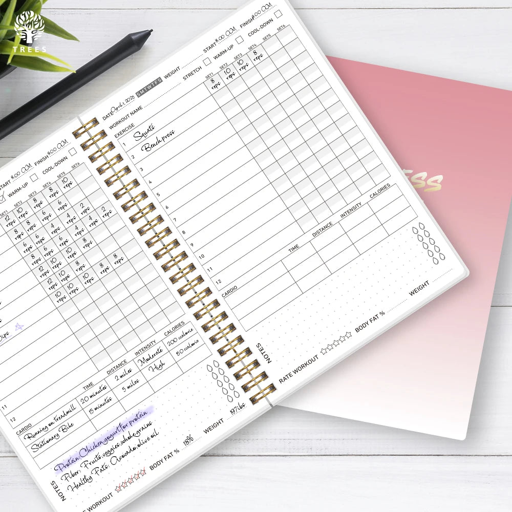 Vital Journey Fitness Planner.  
Features:
✓ Time marker reminders
✓ Leak-resistant design
✓ Easy carry handle
✓ Lightweight and reusable
✓ Perfect for home, work, gym, and travel

Make hydration part of your everyd