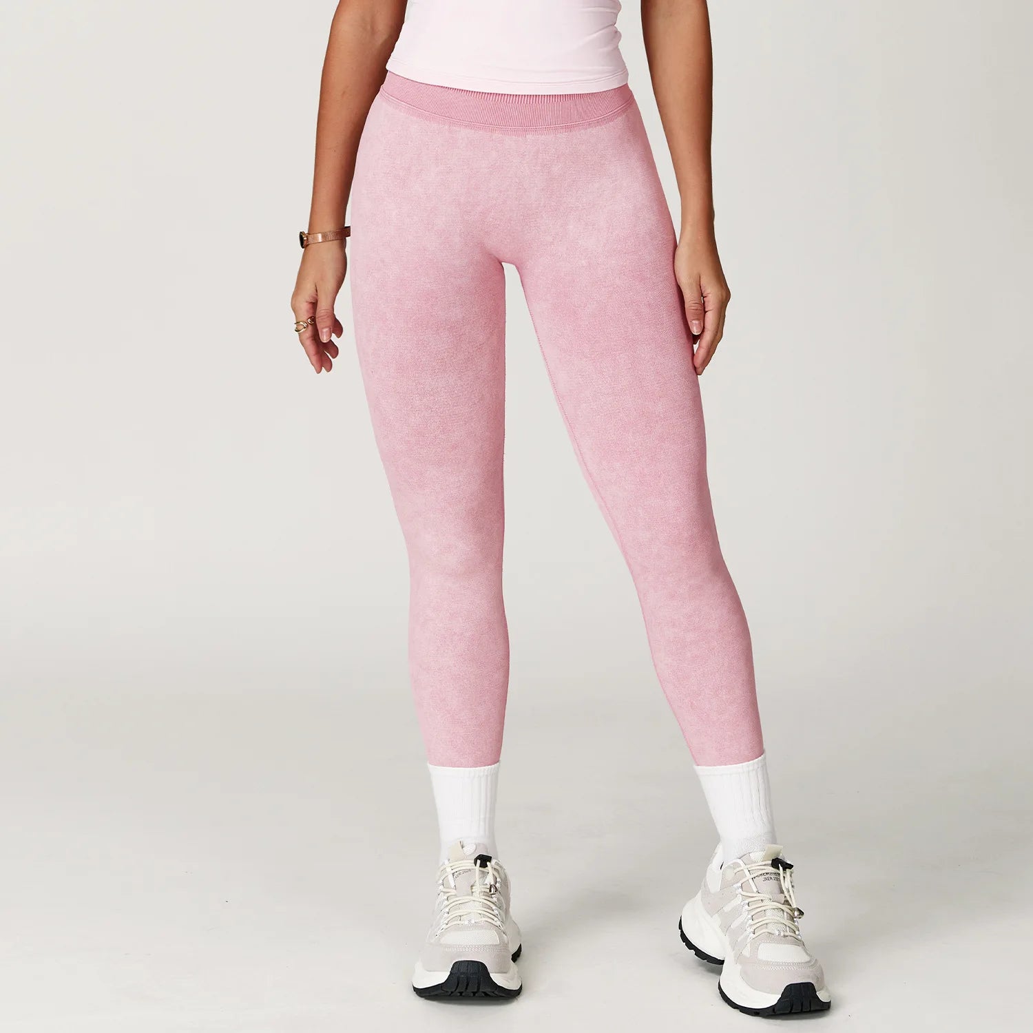 Yoga Pants, Impact Leggings for Women, Seamless Sports Yoga Pants, High-Waisted Ribbed Gym Wear, Fitness Training Clothes