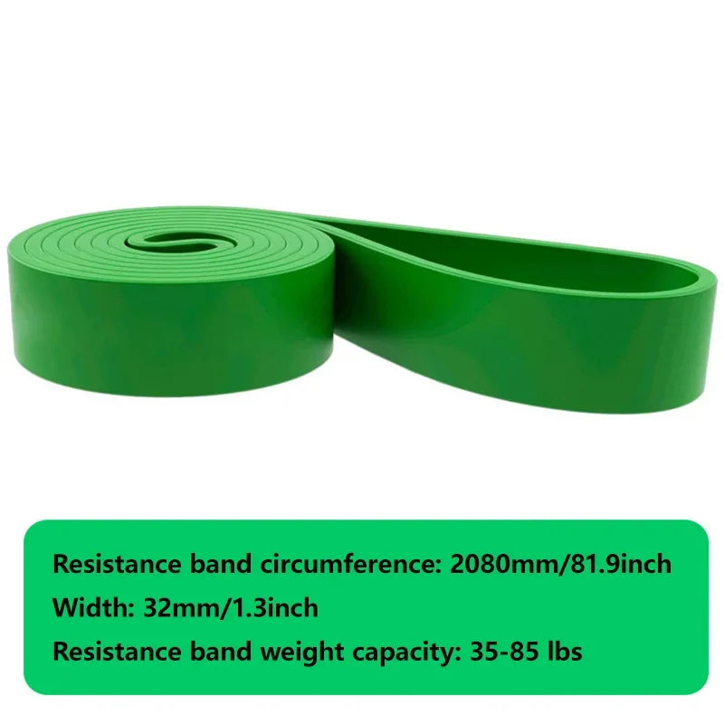 2026 New Fitness Resistance Band Tough Latex Elastic Pull-Ups Auxiliary Band Exercise Strengthening Train Fitness Equipment 1Pc