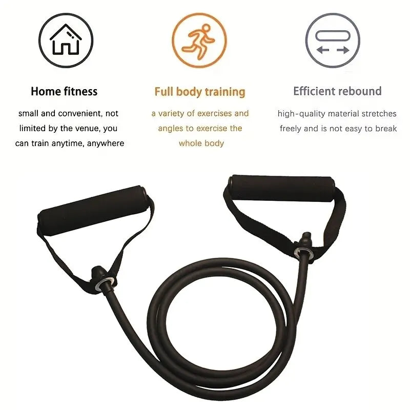 Vital Journey
Resistance Band Set with Handles
Build Strength Anytime, Anywhere

Take your workouts wherever you go with this versatile Resistance Band Set with Handles. Designed for home workouts, travel, or the gym, these d