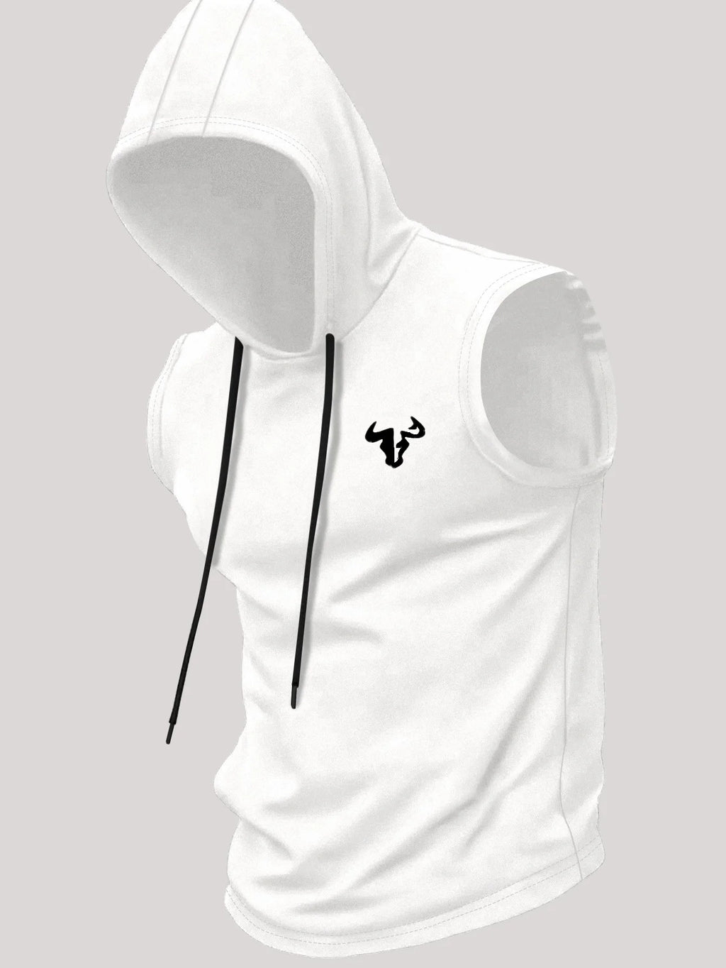 Men's Quick Dry Hooded Sleeveless Tank Top Breathable Gym Fitness Running Casual Sports Vest T-shirt Multi-Color Optional