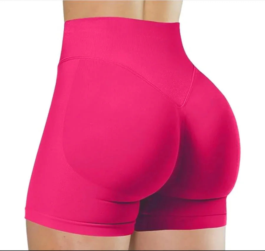 Woman Gym Short Seamless Slim Leggings High Waist Fitness Training Yoga Clothing Running Butt Lifting Cycling Sports Shorts