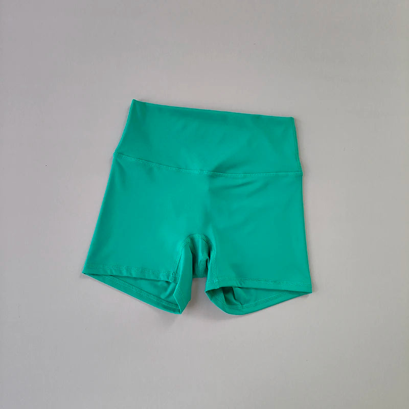 Yoga Sports Shorts Shorts Tight Fitting Elastic Three Part Pants Nude Feeling High Waist Hip Lifting Quick Drying