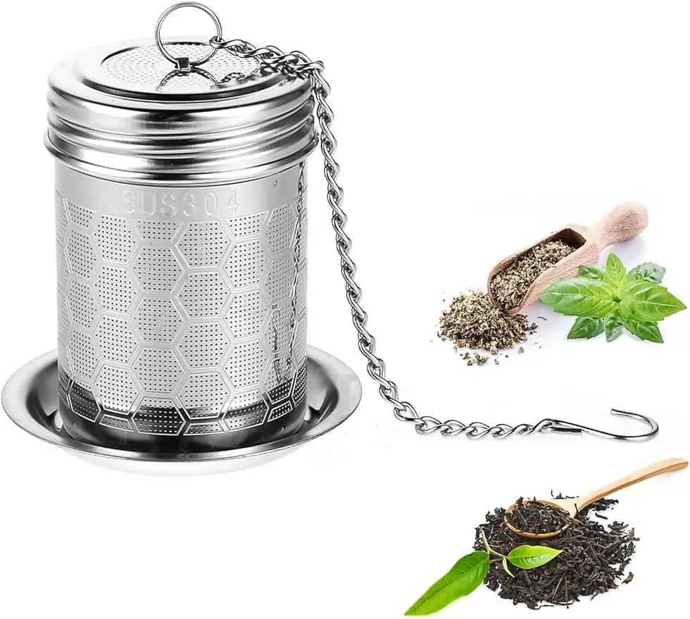 304 Stainless Steel Tea Strainers Set: Extra Fine Mesh Tea Infuser for Loose Leaf Tea Strainers