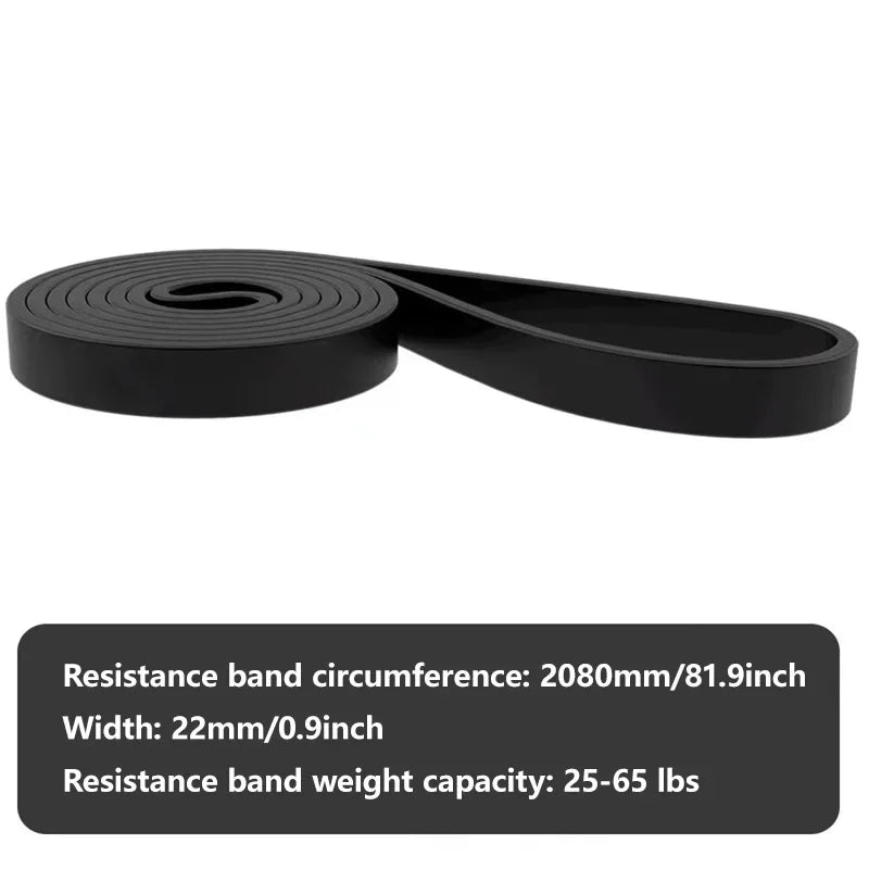 2026 New Fitness Resistance Band Tough Latex Elastic Pull-Ups Auxiliary Band Exercise Strengthening Train Fitness Equipment 1Pc
