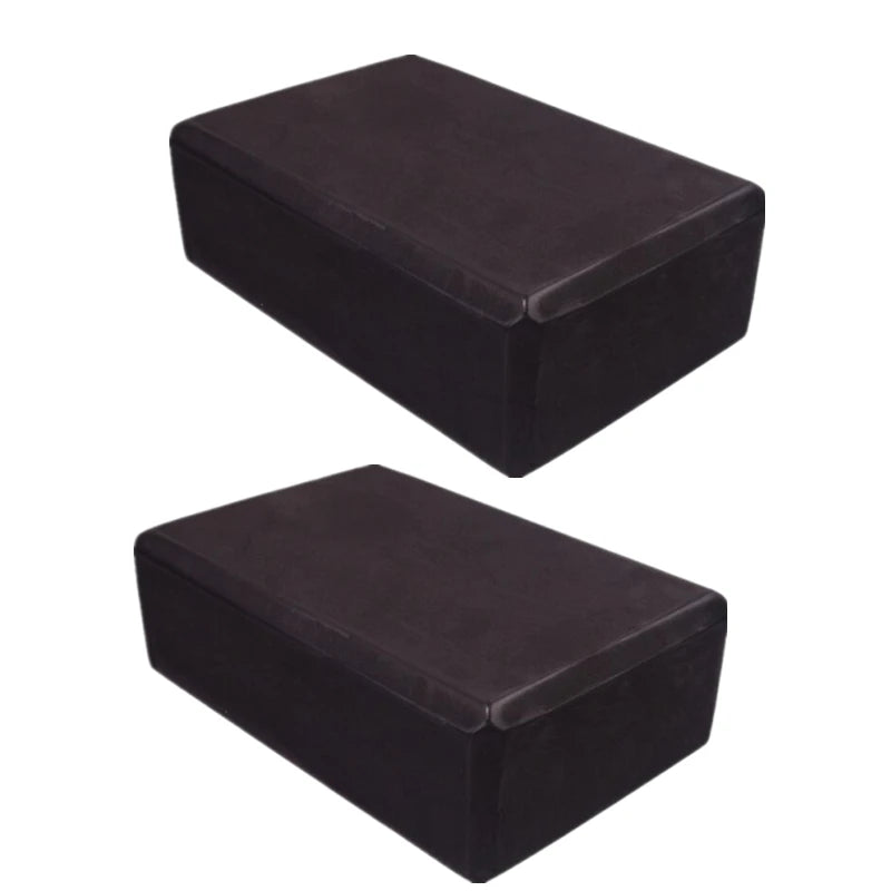 Set of 2 Yoga Blocks - Made from High-Density Foam, Lightweight, Supportive, And Odor-Free - Essential Yoga Gear