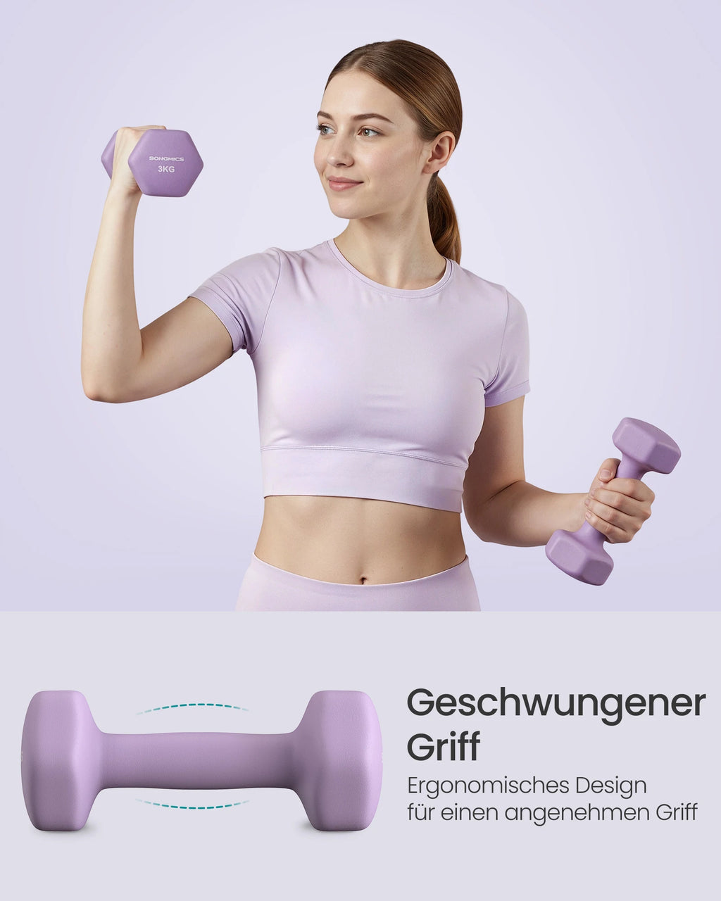 SONGMICS dumbbell set, 2x1kg, 2x3kg, 2x5kg, dumbbells with Dumbbell stand.