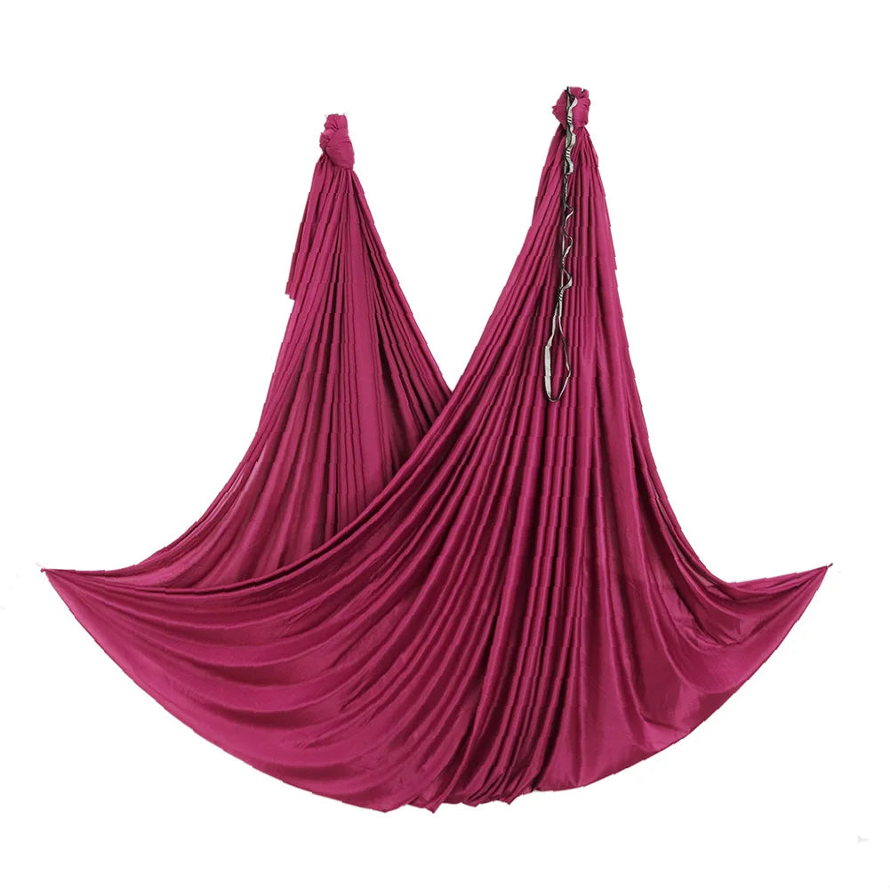 5 meter  top quality Flying Yoga  Anti-Gravity yoga hammock Swing fabric Aerial Traction Device for yoga for yoga stadium