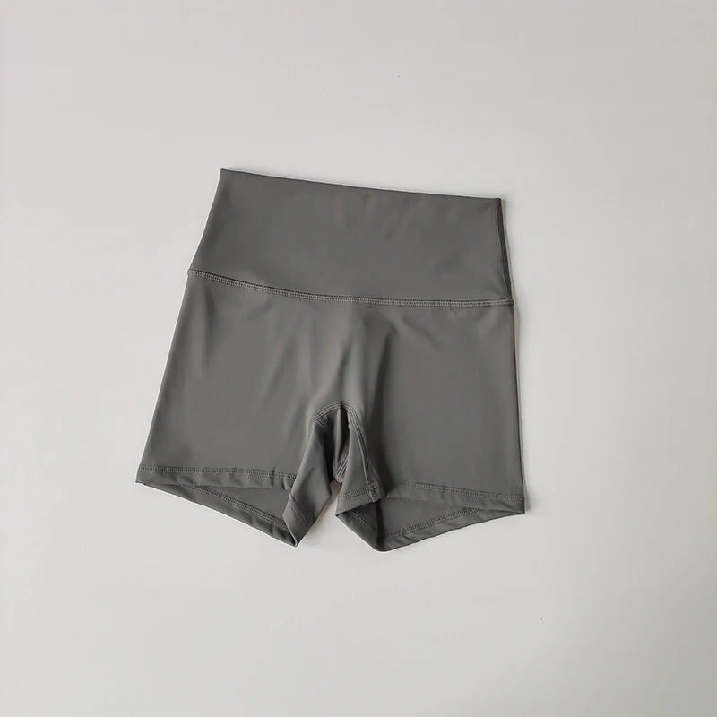 Yoga Sports Shorts Shorts Tight Fitting Elastic Three Part Pants Nude Feeling High Waist Hip Lifting Quick Drying