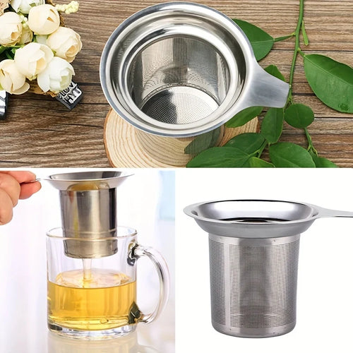 1pc Stainless Steel Tea Strainer, Tea Drain, Tea Partition.