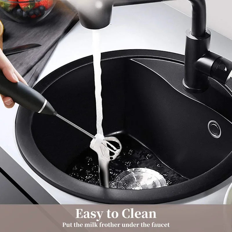 Vital Journey
Portable Electric Milk Frother – USB Rechargeable Coffee & Matcha Mixer

Product Description
Transform your favorite drinks into café-quality creations in seconds. This lightweight, USB-rechargeable milk frot