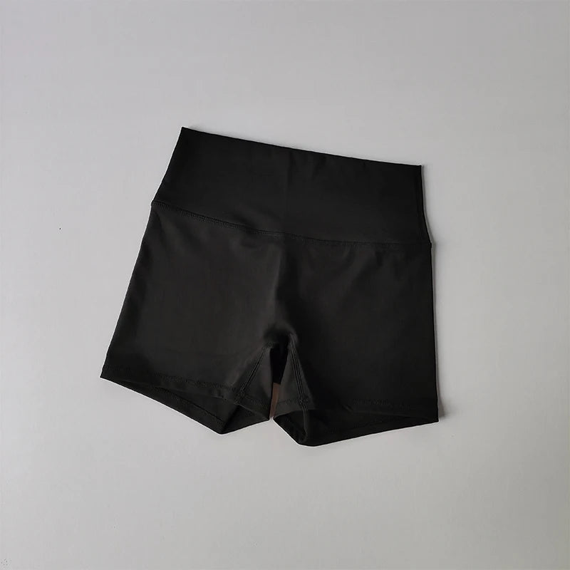 Yoga Sports Shorts Shorts Tight Fitting Elastic Three Part Pants Nude Feeling High Waist Hip Lifting Quick Drying