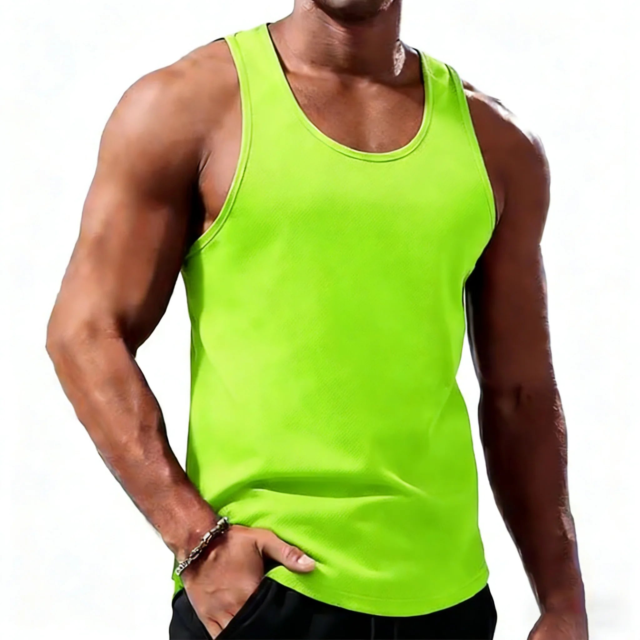 2026 Men's Gyms Vest High Quality Mesh Sleeveless Shirts Men Summer Tank Tops Basketball Tanktop Casual Fitness Sports Vest men