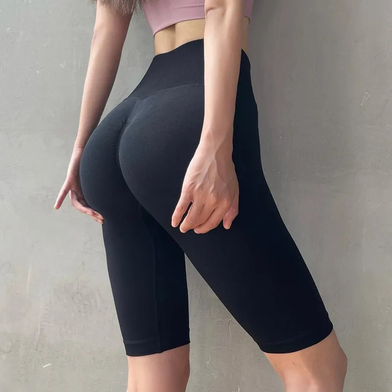 Vital Journey Women Yoga Shorts High Waist Sport Shorts Hip Push Up Soft Fitness Quick Dry Running Shorts Tummy Control Workout Gym Shorts
